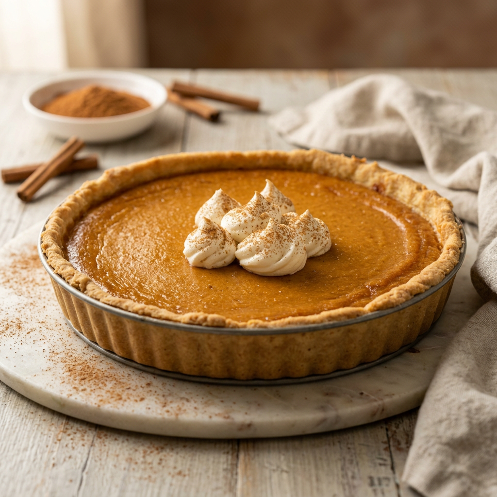 Farmhouse-style pie photo variation