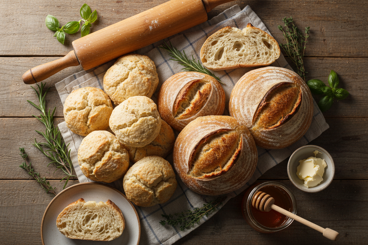 Southern Farmhouse Bakery Flatlay